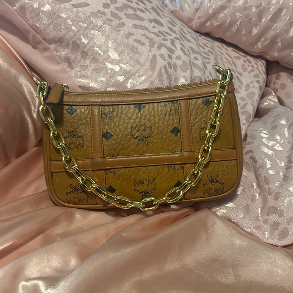 MCM authentic mini chain bag